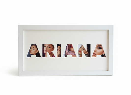 Personalised name frame ( Popstar theme)